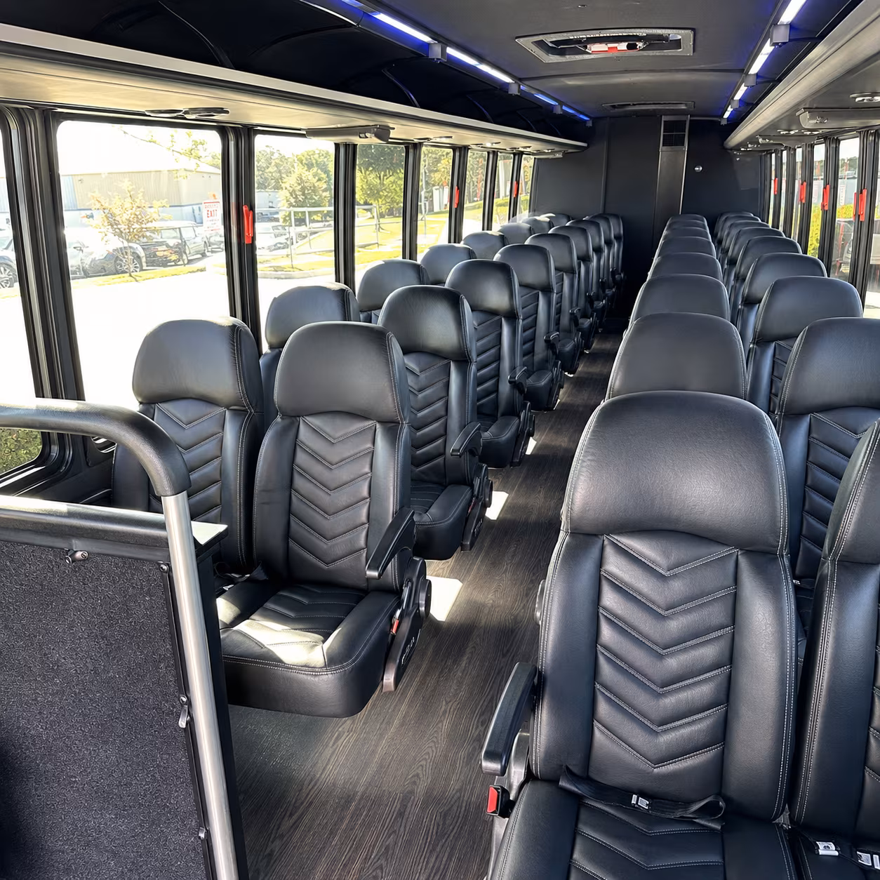 Grand Rapids School Event Transportation party bus exterior