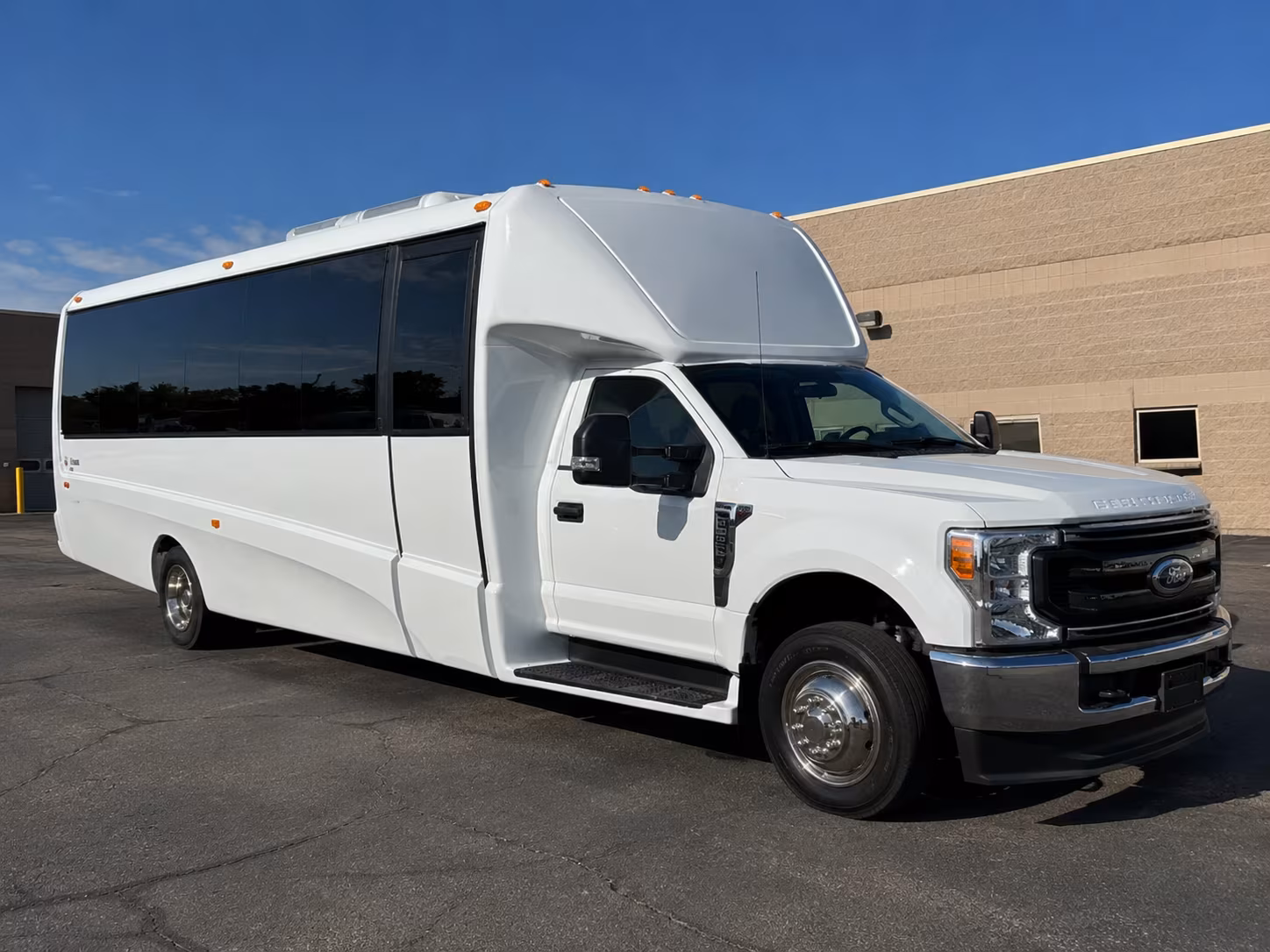 Grand Rapids School Event Transportation party bus exterior