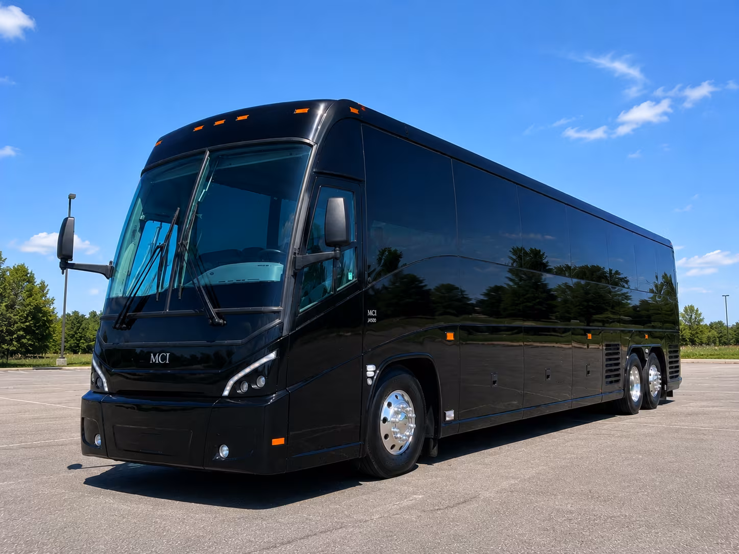 Grand Rapids School Event Transportation party bus exterior